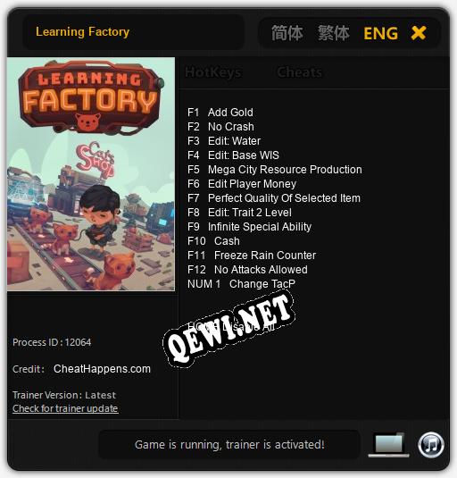 Learning Factory: ТРЕЙНЕР И ЧИТЫ (V1.0.67)