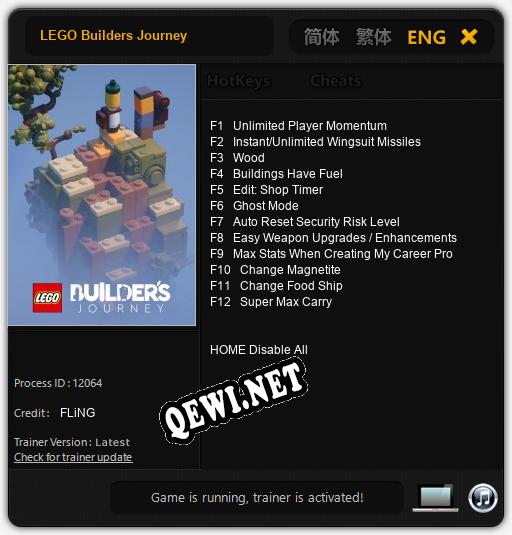 LEGO Builders Journey: ТРЕЙНЕР И ЧИТЫ (V1.0.70)