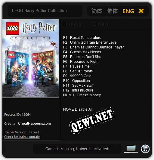 LEGO Harry Potter Collection: ТРЕЙНЕР И ЧИТЫ (V1.0.61)