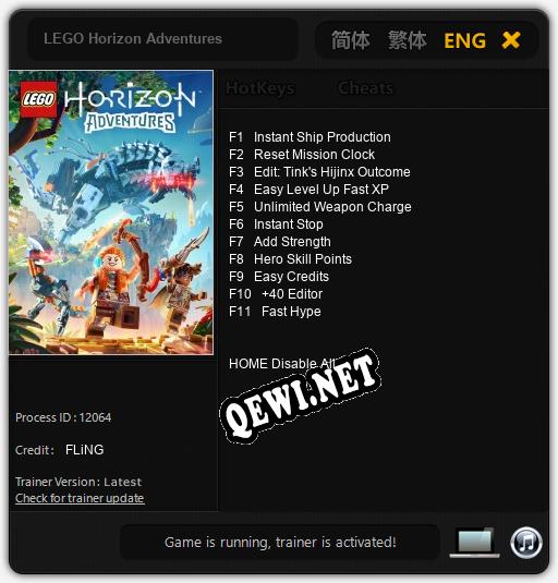 LEGO Horizon Adventures: Читы, Трейнер +11 [FLiNG]