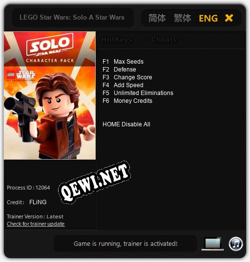 LEGO Star Wars: Solo A Star Wars Story: Трейнер +6 [v1.1]