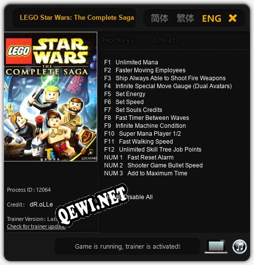 LEGO Star Wars: The Complete Saga: Читы, Трейнер +15 [dR.oLLe]