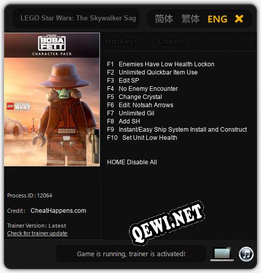 LEGO Star Wars: The Skywalker Saga Book of Boba Fett: Трейнер +10 [v1.6]