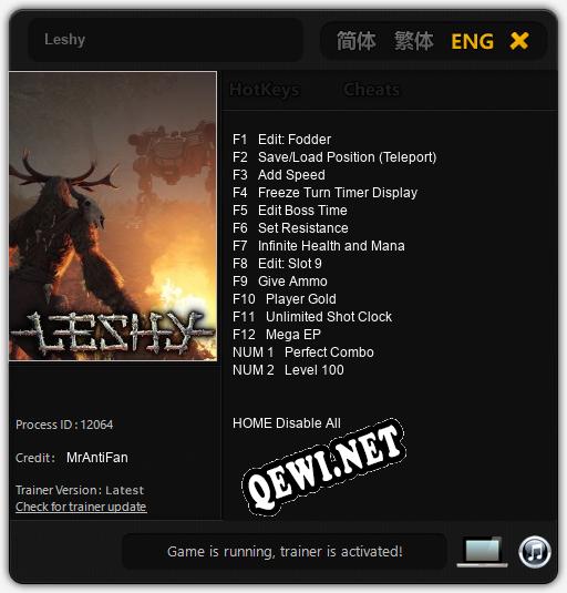 Leshy: Трейнер +14 [v1.3]