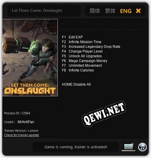 Let Them Come: Onslaught: Читы, Трейнер +8 [MrAntiFan]