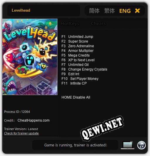 Levelhead: Читы, Трейнер +11 [CheatHappens.com]