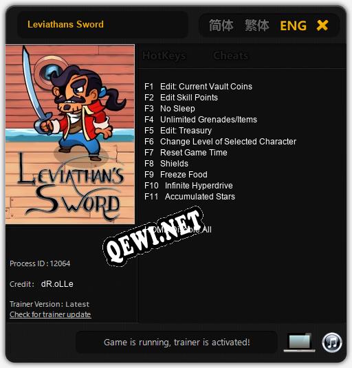 Leviathans Sword: Трейнер +11 [v1.1]