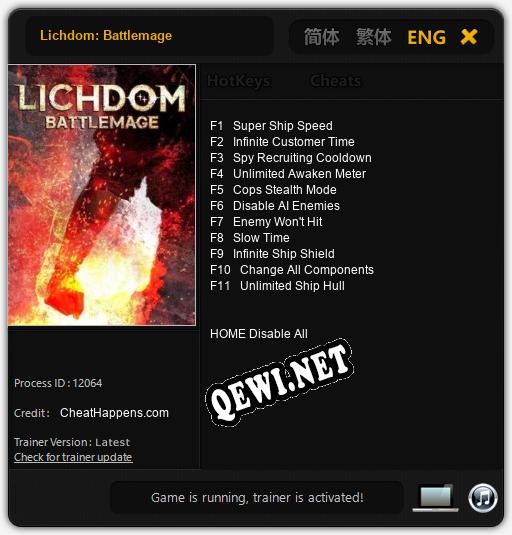Трейнер для Lichdom: Battlemage [v1.0.2]