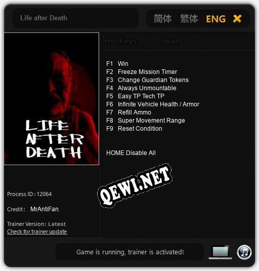 Life after Death: Трейнер +9 [v1.7]