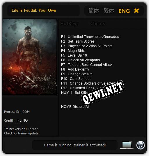 Life is Feudal: Your Own: ТРЕЙНЕР И ЧИТЫ (V1.0.78)