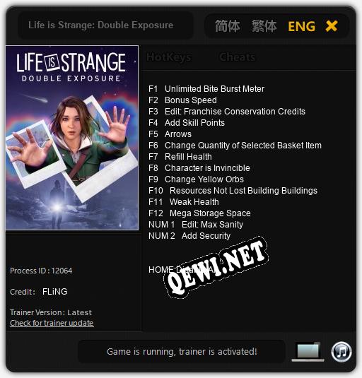 Life is Strange: Double Exposure: Трейнер +14 [v1.5]