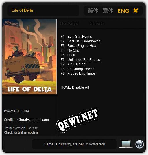 Трейнер для Life of Delta [v1.0.1]