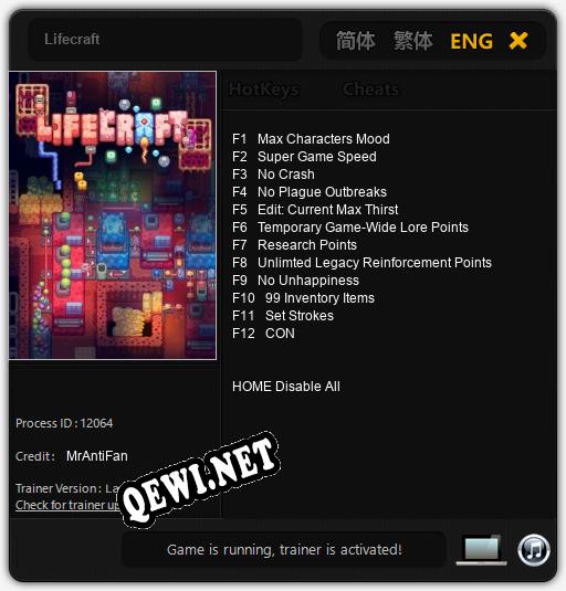 Lifecraft: ТРЕЙНЕР И ЧИТЫ (V1.0.86)