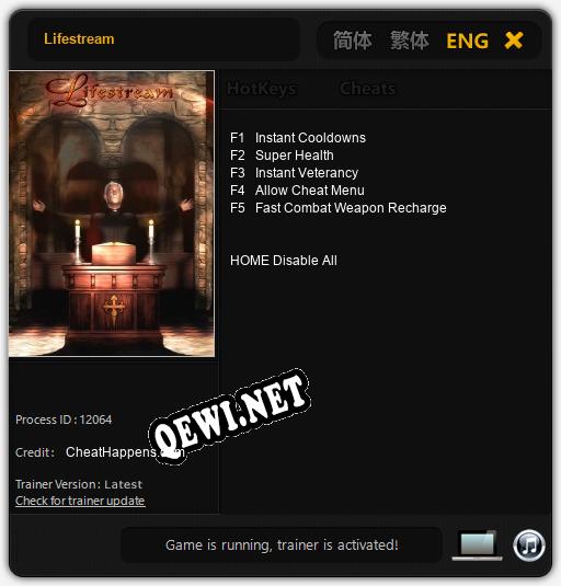 Lifestream: ТРЕЙНЕР И ЧИТЫ (V1.0.11)