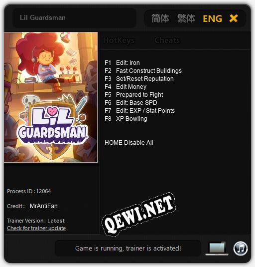 Lil Guardsman: ТРЕЙНЕР И ЧИТЫ (V1.0.58)