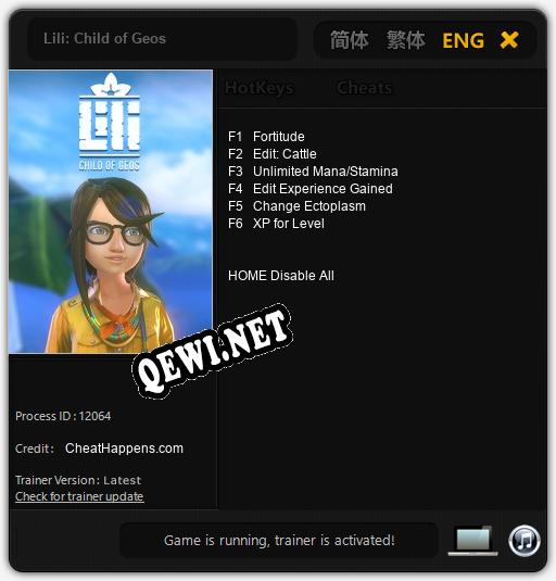 Lili: Child of Geos: ТРЕЙНЕР И ЧИТЫ (V1.0.40)