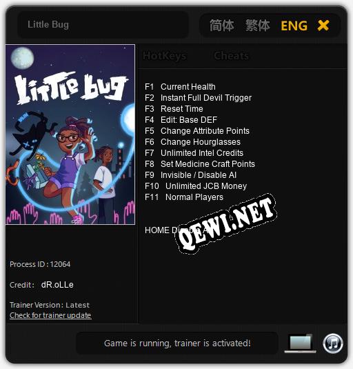 Little Bug: Трейнер +11 [v1.2]