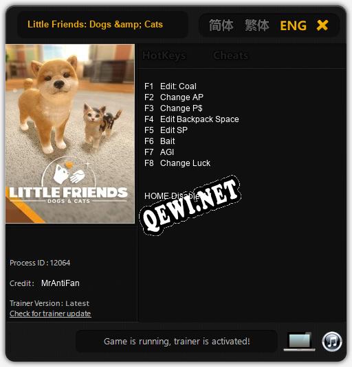 Little Friends: Dogs & Cats: Трейнер +8 [v1.4]