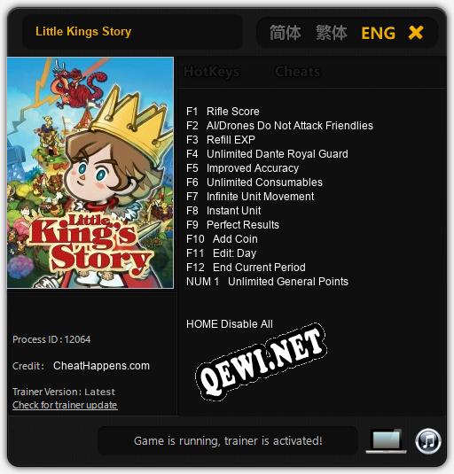 Трейнер для Little Kings Story [v1.0.4]