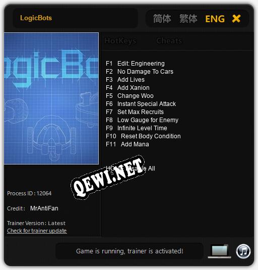 LogicBots: ТРЕЙНЕР И ЧИТЫ (V1.0.72)