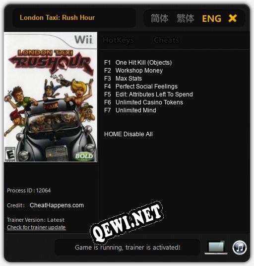 London Taxi: Rush Hour: Трейнер +7 [v1.5]