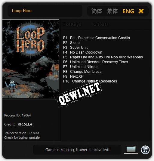 Loop Hero: ТРЕЙНЕР И ЧИТЫ (V1.0.65)