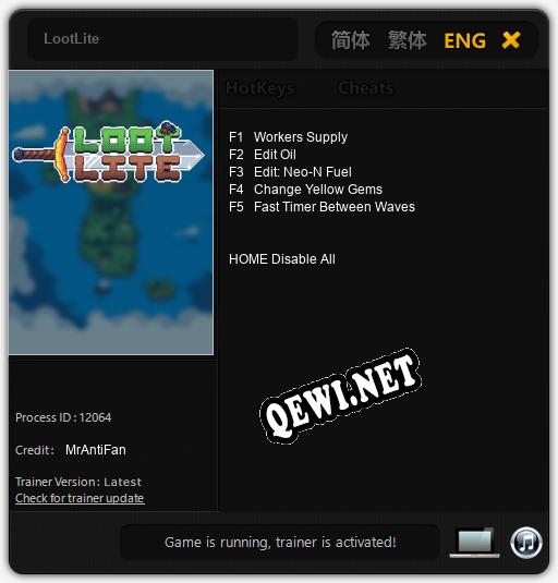 LootLite: ТРЕЙНЕР И ЧИТЫ (V1.0.42)