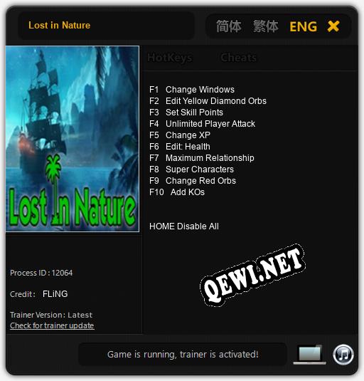 Lost in Nature: Трейнер +10 [v1.3]