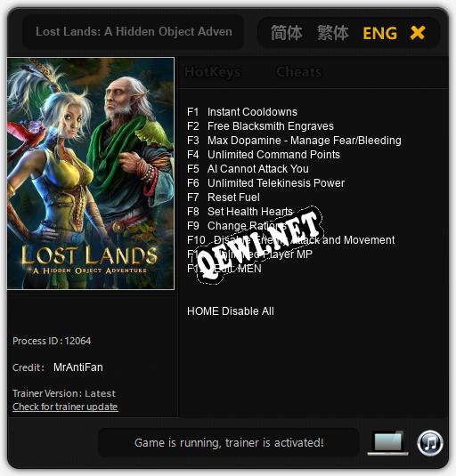 Lost Lands: A Hidden Object Adventure: ТРЕЙНЕР И ЧИТЫ (V1.0.41)