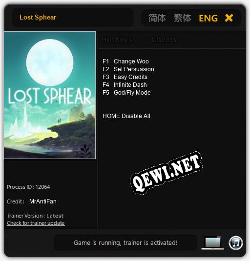 Lost Sphear: Трейнер +5 [v1.9]