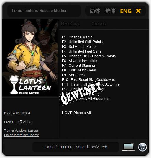 Lotus Lantern: Rescue Mother: ТРЕЙНЕР И ЧИТЫ (V1.0.68)