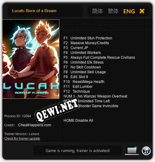 Lucah: Born of a Dream: ТРЕЙНЕР И ЧИТЫ (V1.0.77)