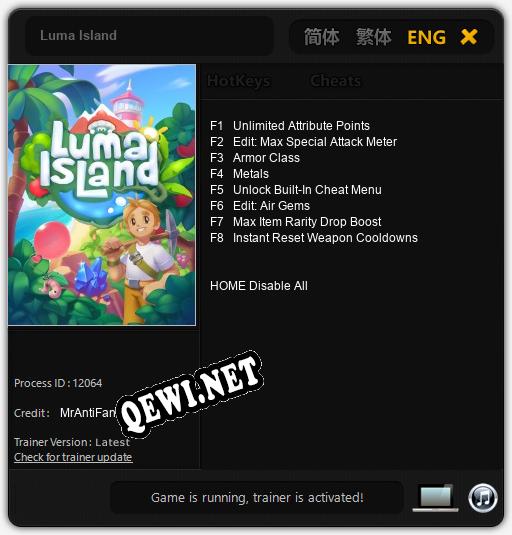 Luma Island: ТРЕЙНЕР И ЧИТЫ (V1.0.51)