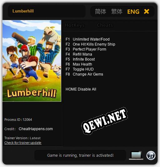 Lumberhill: ТРЕЙНЕР И ЧИТЫ (V1.0.77)