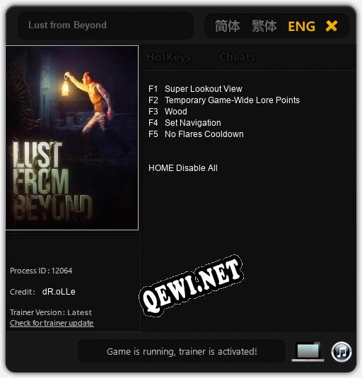 Lust from Beyond: Читы, Трейнер +5 [dR.oLLe]