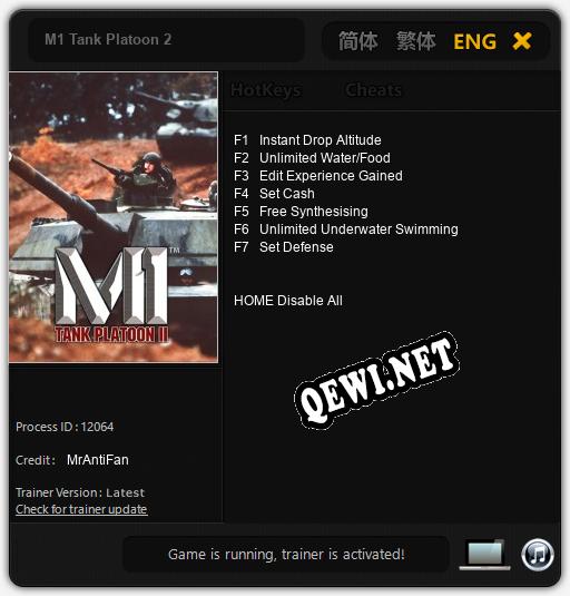 M1 Tank Platoon 2: ТРЕЙНЕР И ЧИТЫ (V1.0.61)
