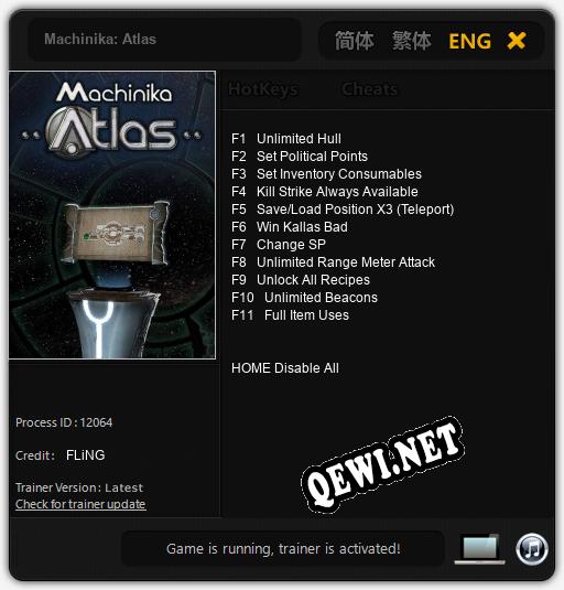 Machinika: Atlas: Читы, Трейнер +11 [FLiNG]