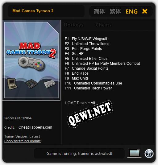 Mad Games Tycoon 2: Трейнер +11 [v1.6]