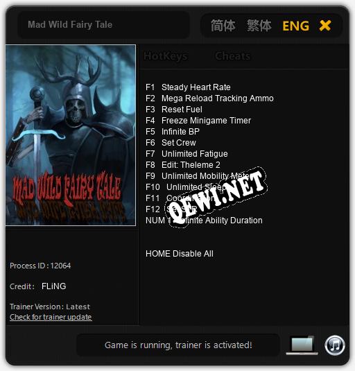 Mad Wild Fairy Tale: ТРЕЙНЕР И ЧИТЫ (V1.0.42)