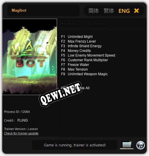 Трейнер для Magibot [v1.0.4]