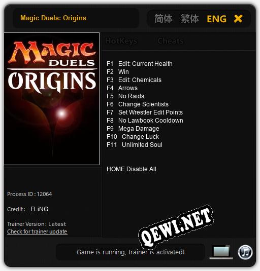 Magic Duels: Origins: Читы, Трейнер +11 [FLiNG]