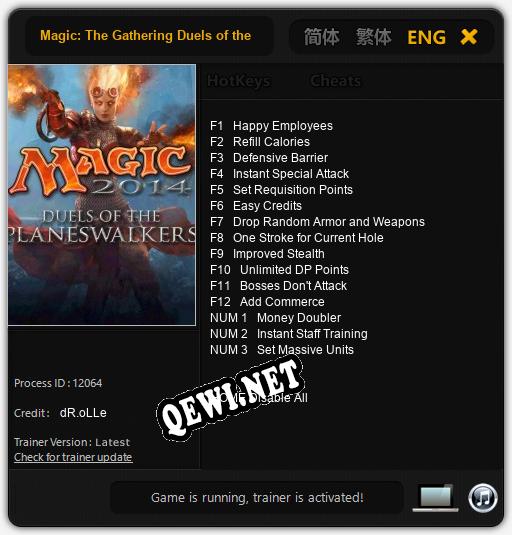 Magic: The Gathering Duels of the Planeswalkers 2014: Читы, Трейнер +15 [dR.oLLe]