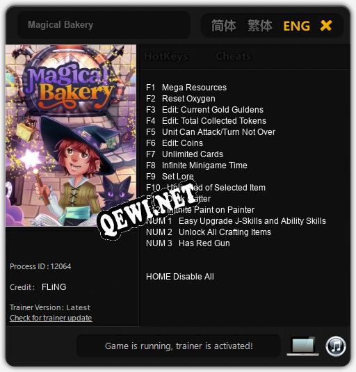 Magical Bakery: Трейнер +15 [v1.6]