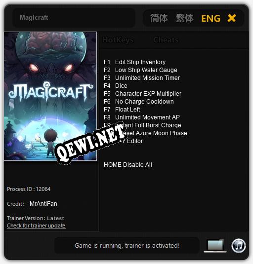 Magicraft: ТРЕЙНЕР И ЧИТЫ (V1.0.34)