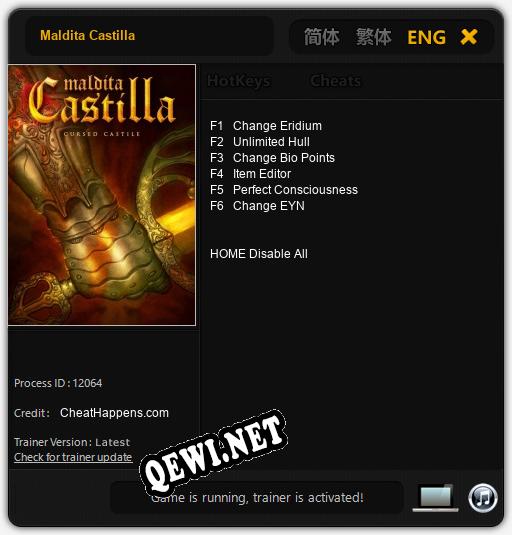 Трейнер для Maldita Castilla [v1.0.7]