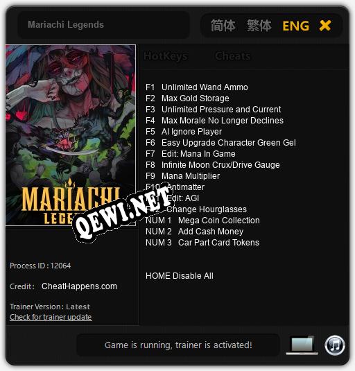 Трейнер для Mariachi Legends [v1.0.1]