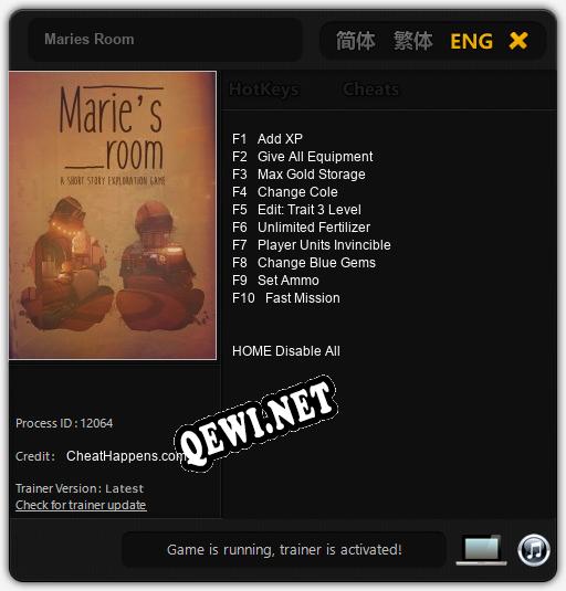 Maries Room: Трейнер +10 [v1.1]