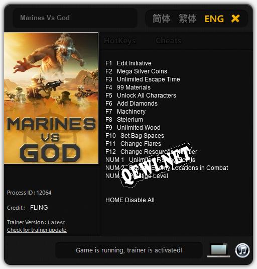Marines Vs God: Трейнер +15 [v1.1]