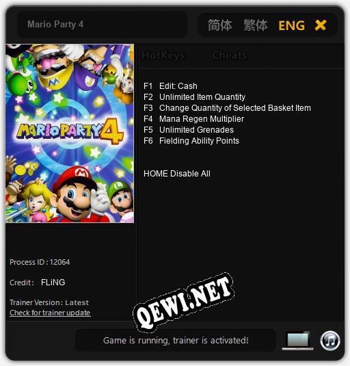 Mario Party 4: Читы, Трейнер +6 [FLiNG]
