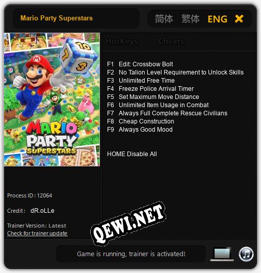 Mario Party Superstars: Читы, Трейнер +9 [dR.oLLe]